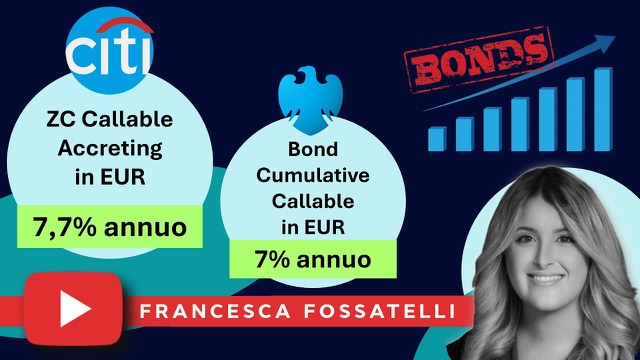 Bond Cumulative Callable e ZCB Callable Accreting