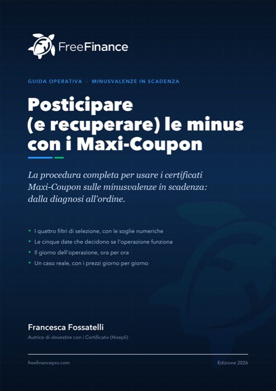Copertina di «Posticipare (e recuperare) le minus con i Maxi-Coupon» di Francesca Fossatelli, FreeFinance