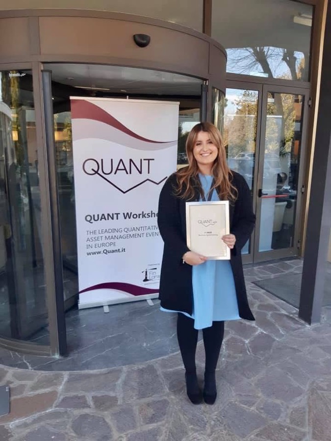 Francesca Fossatelli speaker al QUANT Workshop